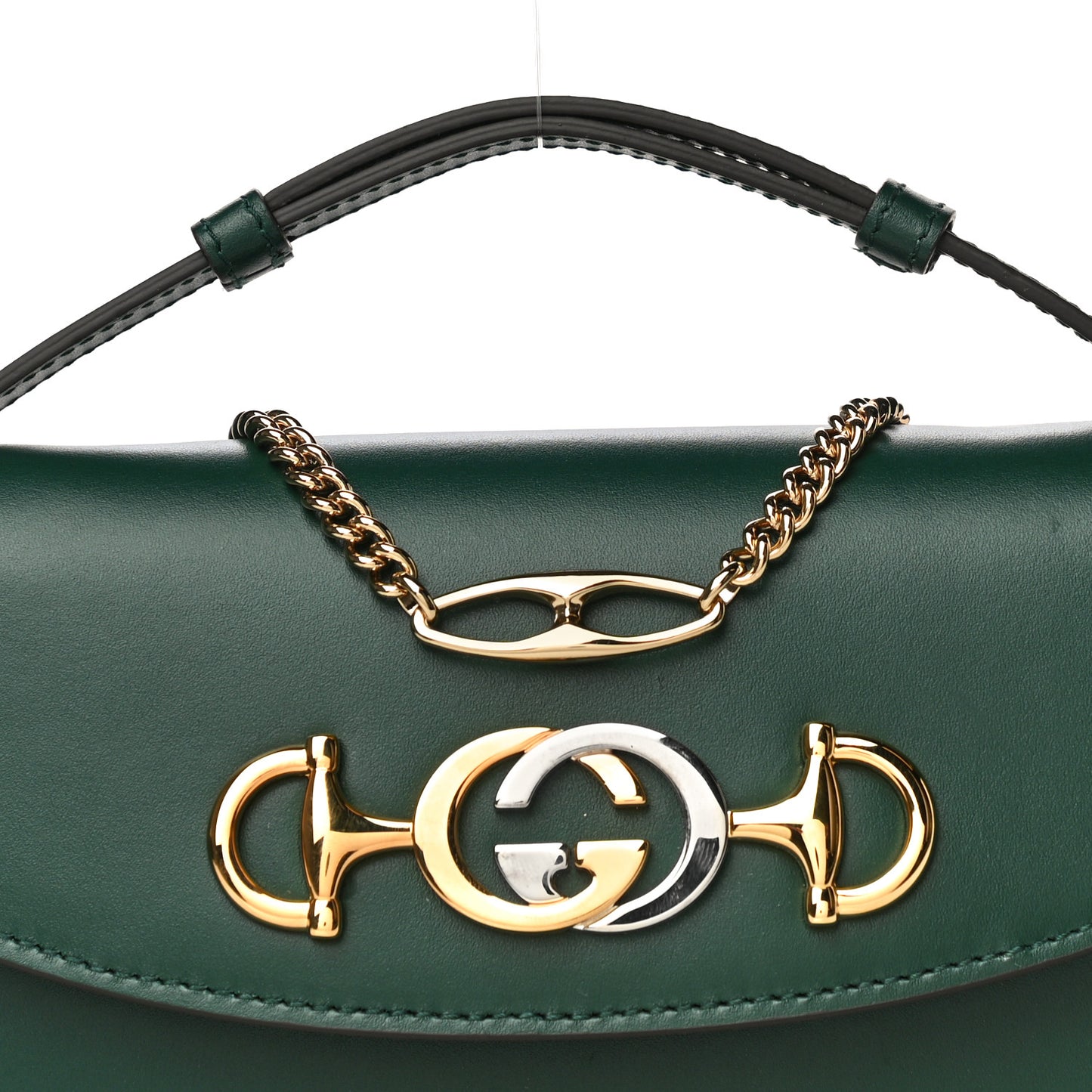 Smooth Calfskin Mini Zumi Shoulder Bag Vintage Green