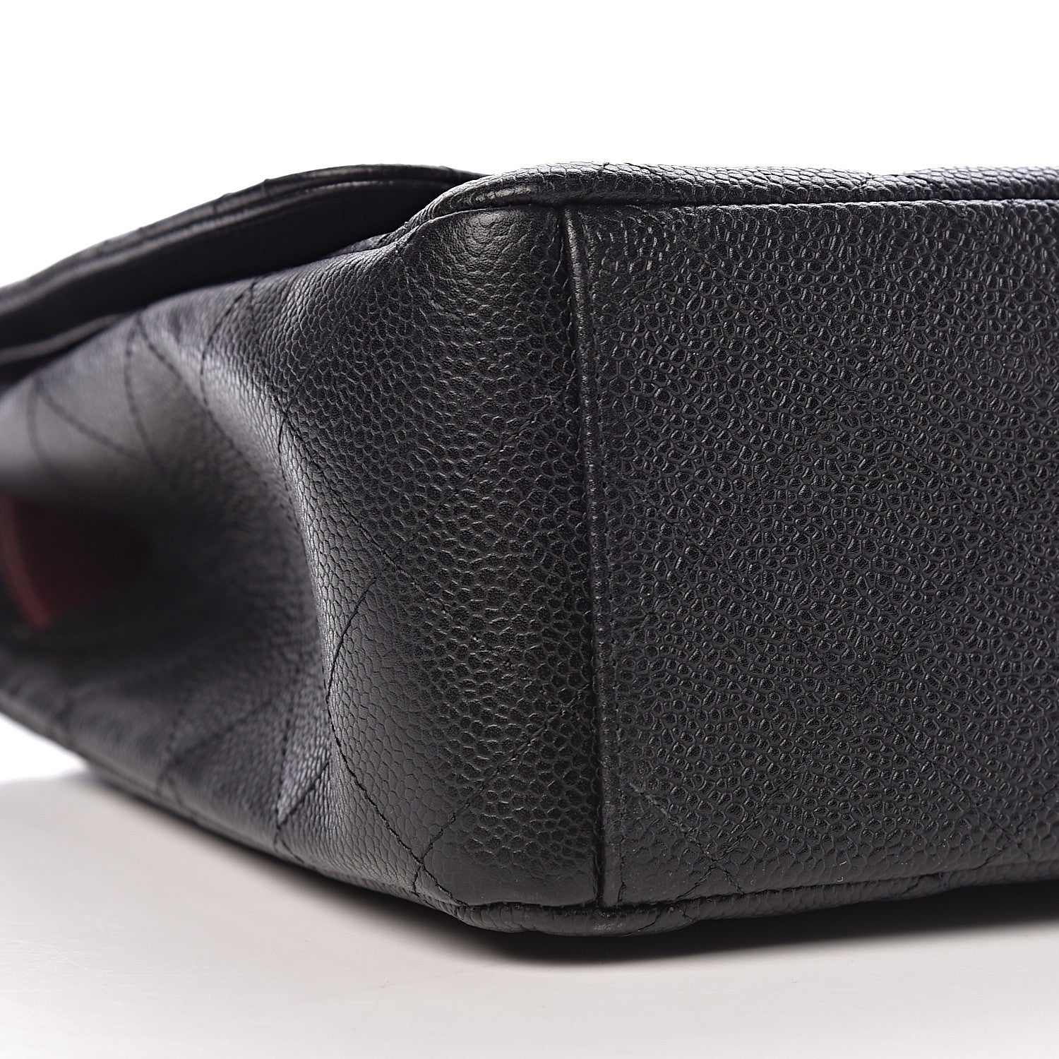 Chanel Caviar Quilted Maxi Double Flap Black 10 of 12