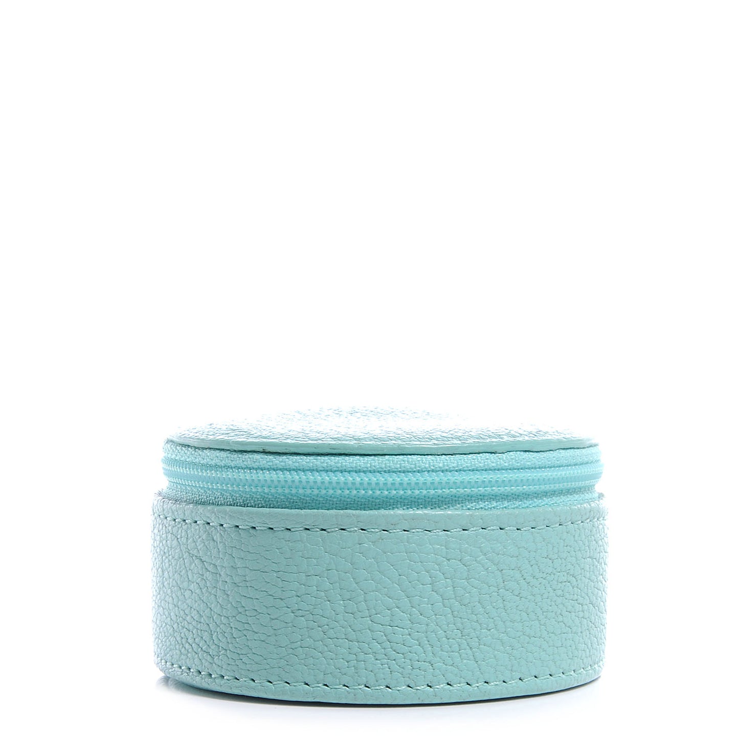 Grain Leather Ultrasuede Lining Jewelry Case