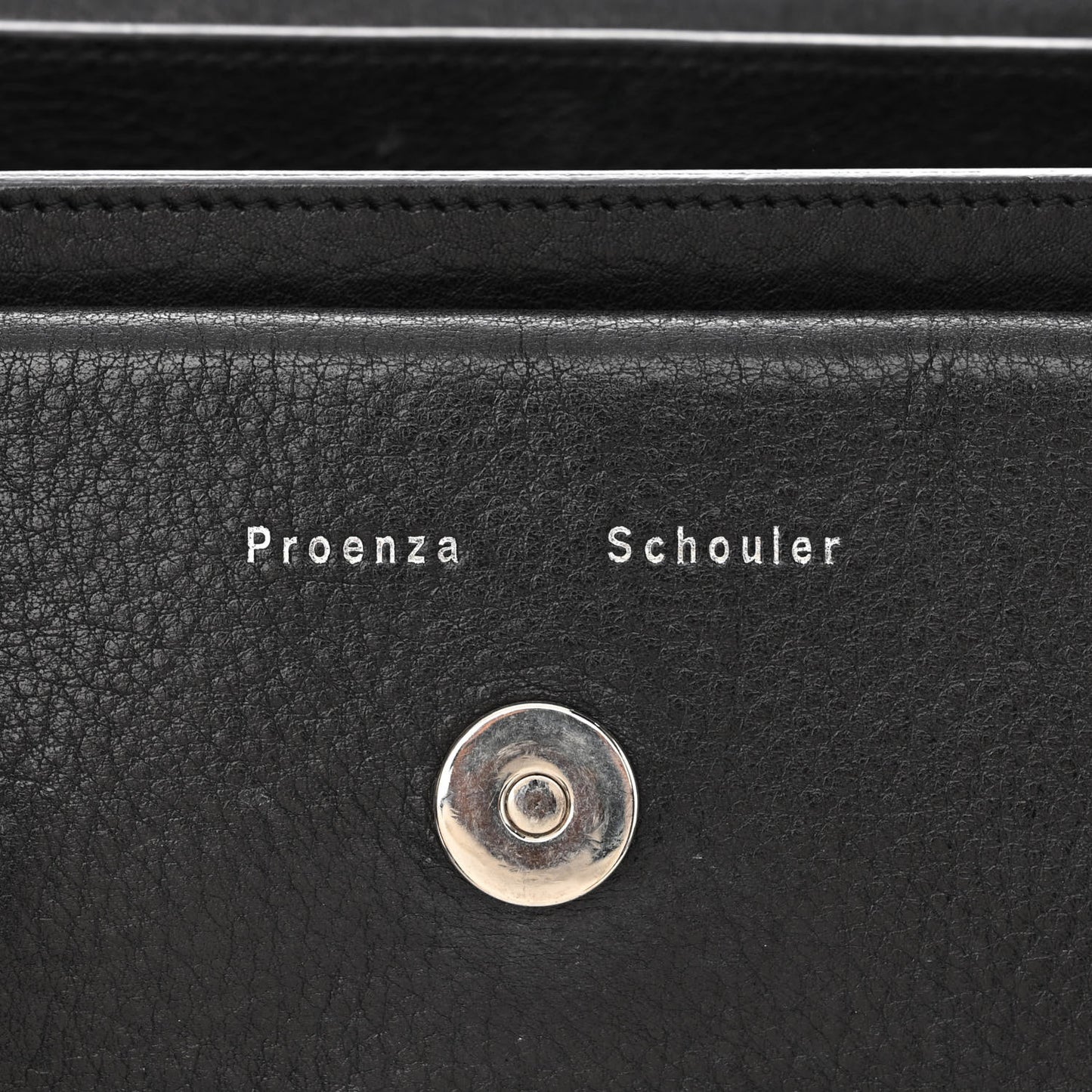 Calfskin PS11 Classic Shoulder Bag Black