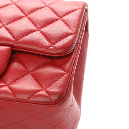 Chanel Lambskin Quilted Mini Square Flap Red 13 of 13