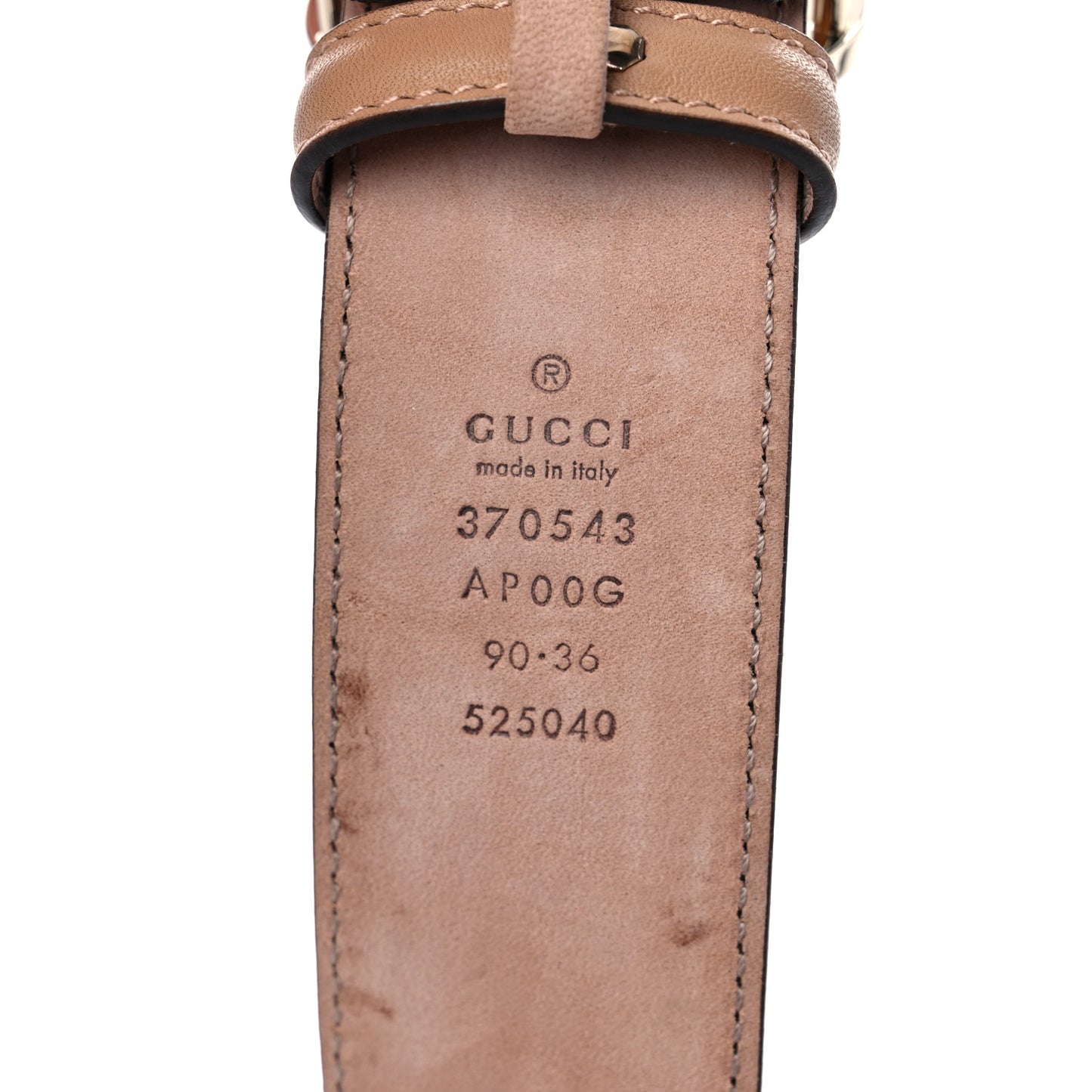 Calfskin Interlocking G 37mm Belt 90 36 Camelia