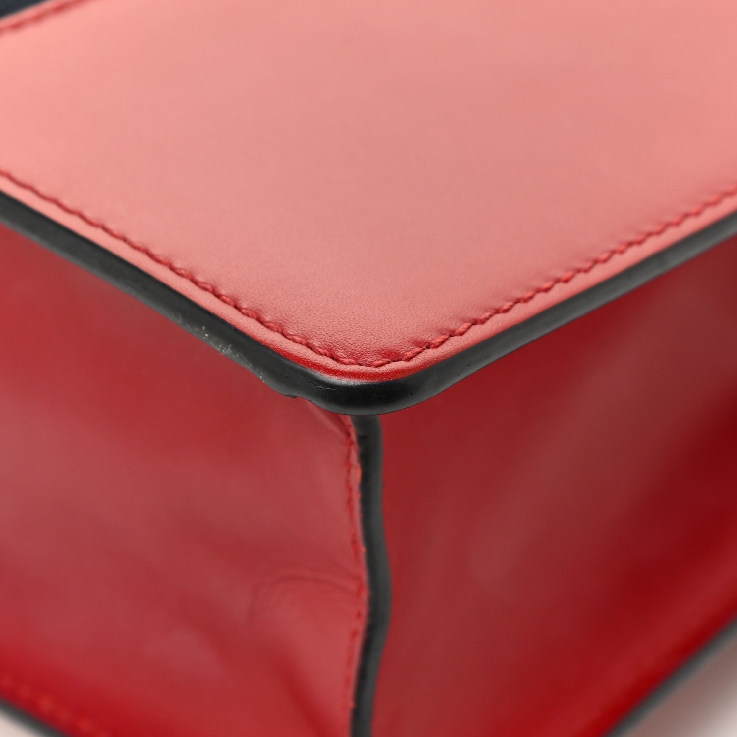 Gucci Calfskin Small Sylvie Shoulder Bag Hibiscus Red 21 of 24