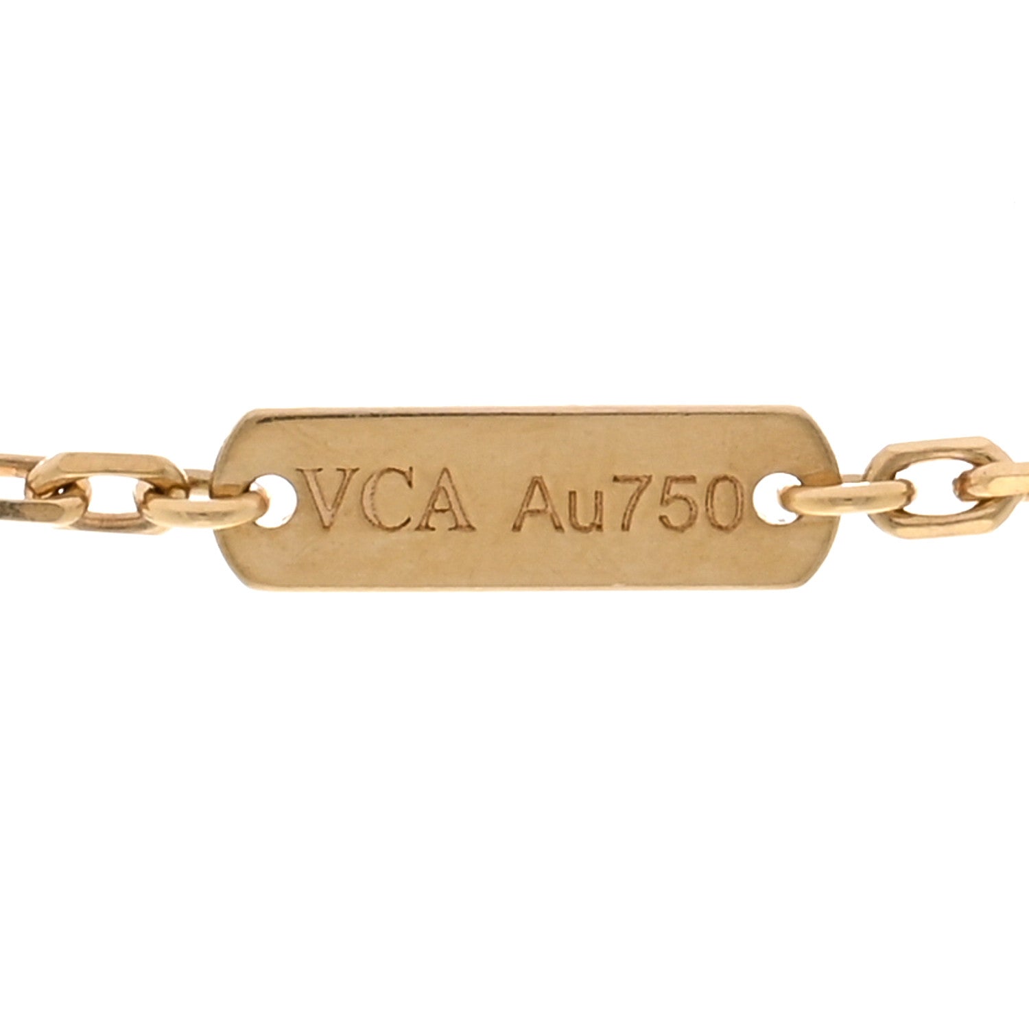 Van Cleef & Arpels 18K Yellow Gold Zodiac Capricorn Pendant Necklace 4 of 5