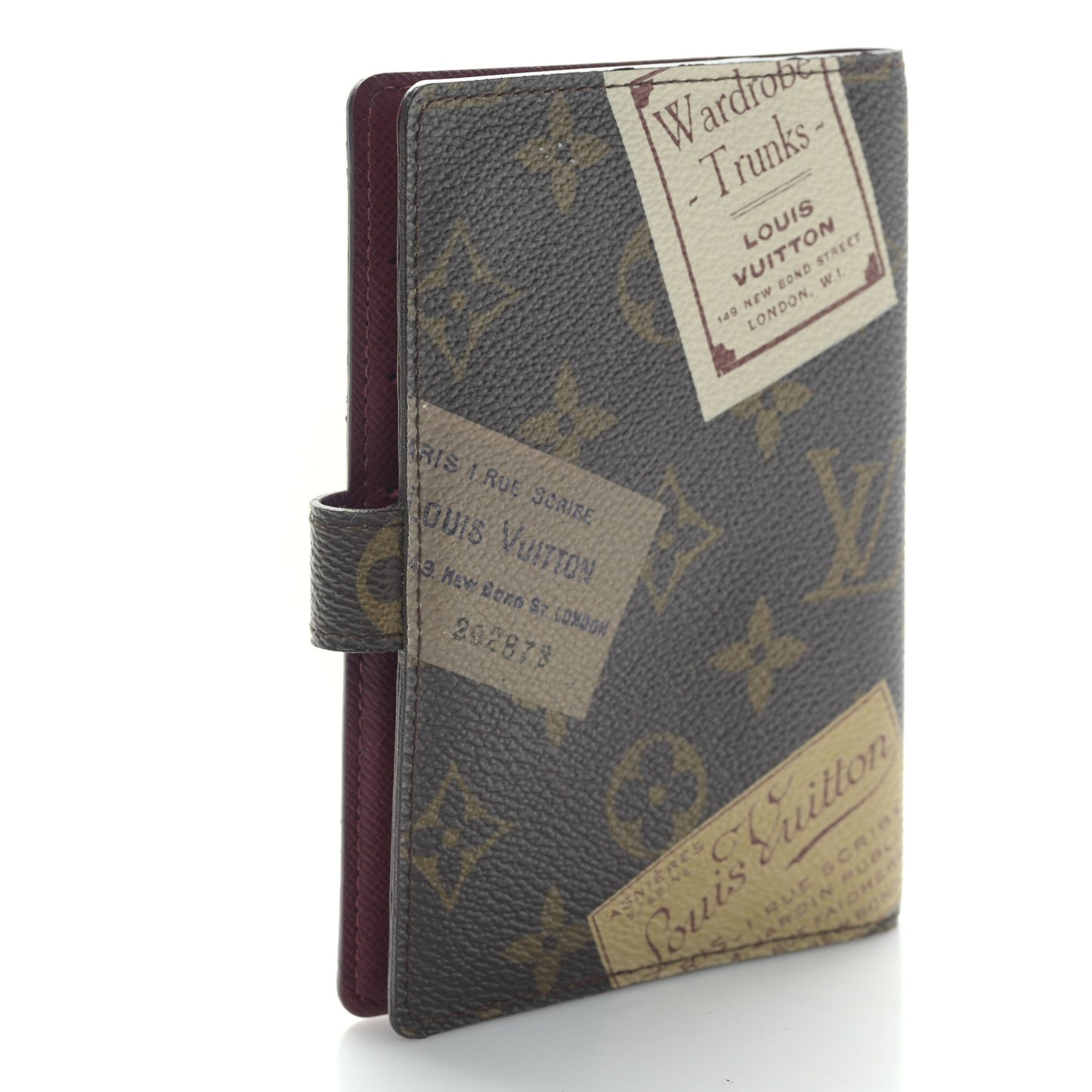 Monogram Labels Small Ring Agenda Cover