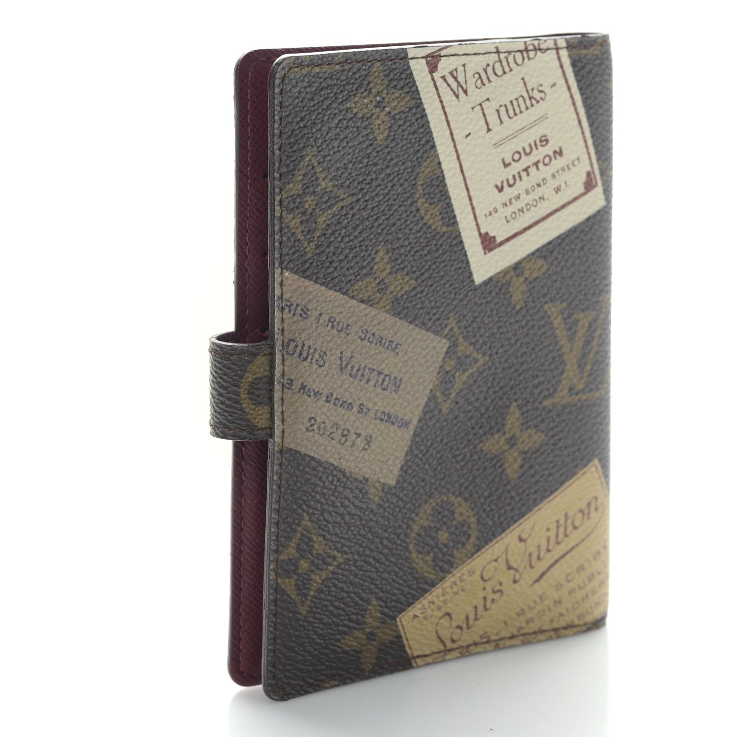Louis Vuitton Monogram Labels Small Ring Agenda Cover 3 of 8