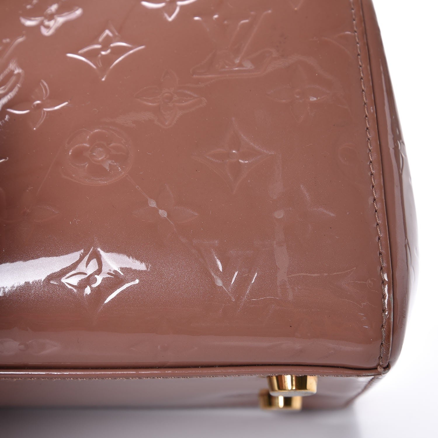 Louis Vuitton Vernis Brea MM Rose Velours 27 of 34