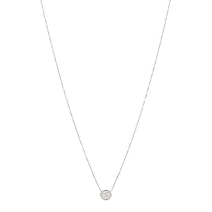Roberto Coin 18K White Gold Diamond .38ct Diamonds by the Inch Pendant Necklace 1 of 5