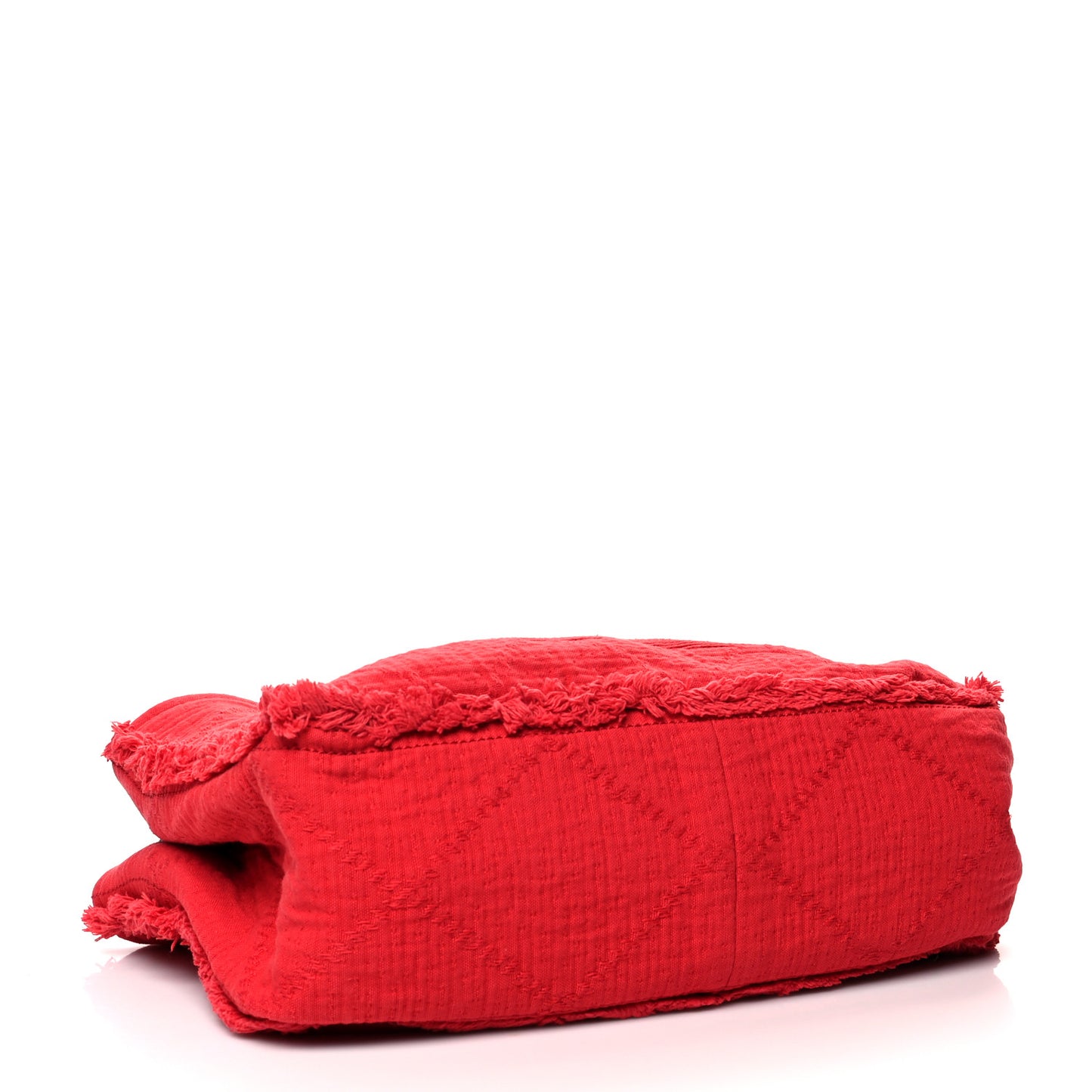Canvas Large Double Face Shopping Tote Red