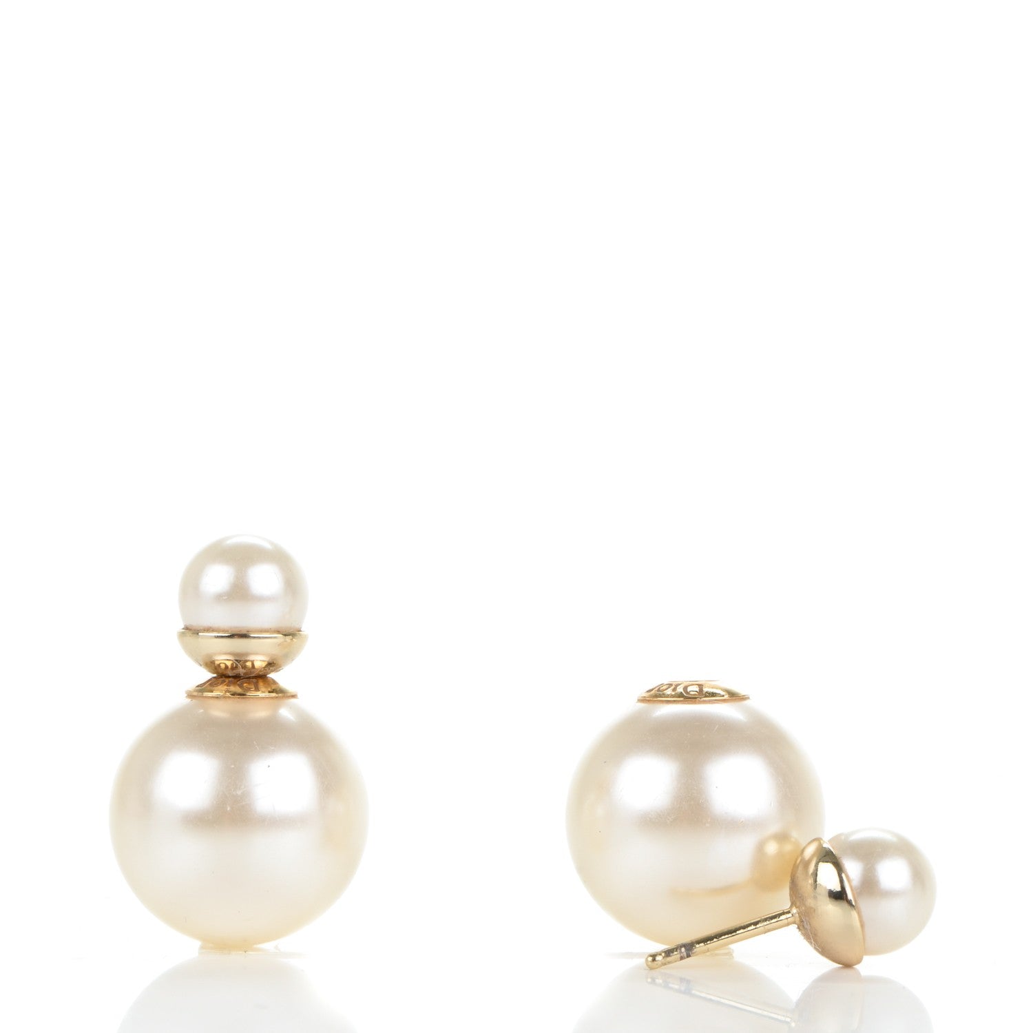 Christian Dior Pearl Mise En Dior Tribal Earrings 2 of 4