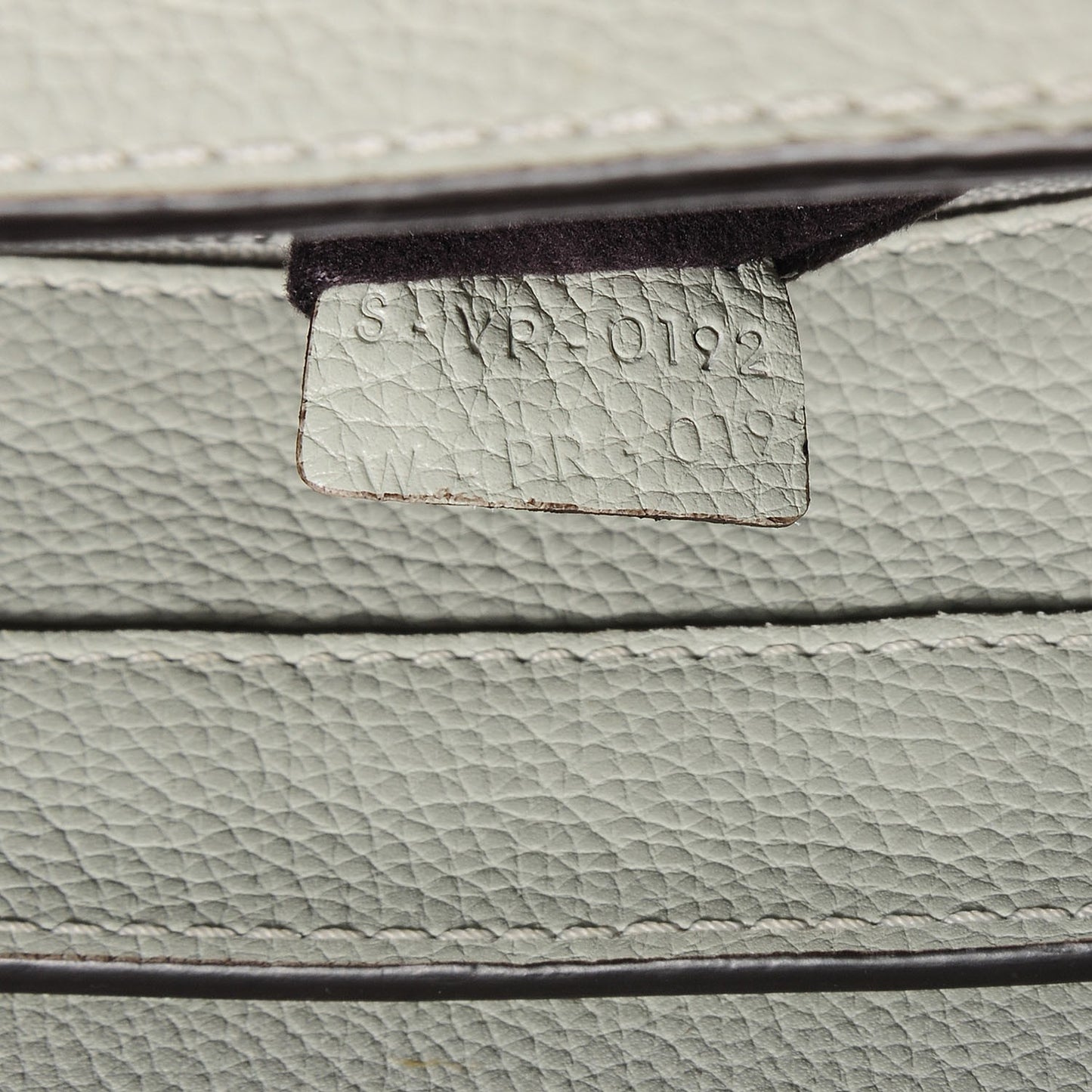 Drummed Calfskin Mini Luggage Lune