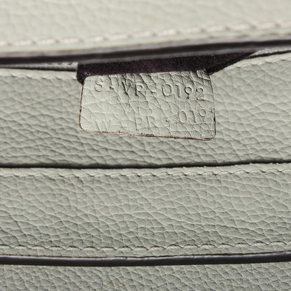 Celine Drummed Calfskin Mini Luggage Lune 6 of 8