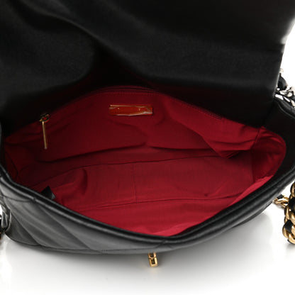 Chanel Lambskin Quilted Large Chanel 19 Flap Black 5 of 8
