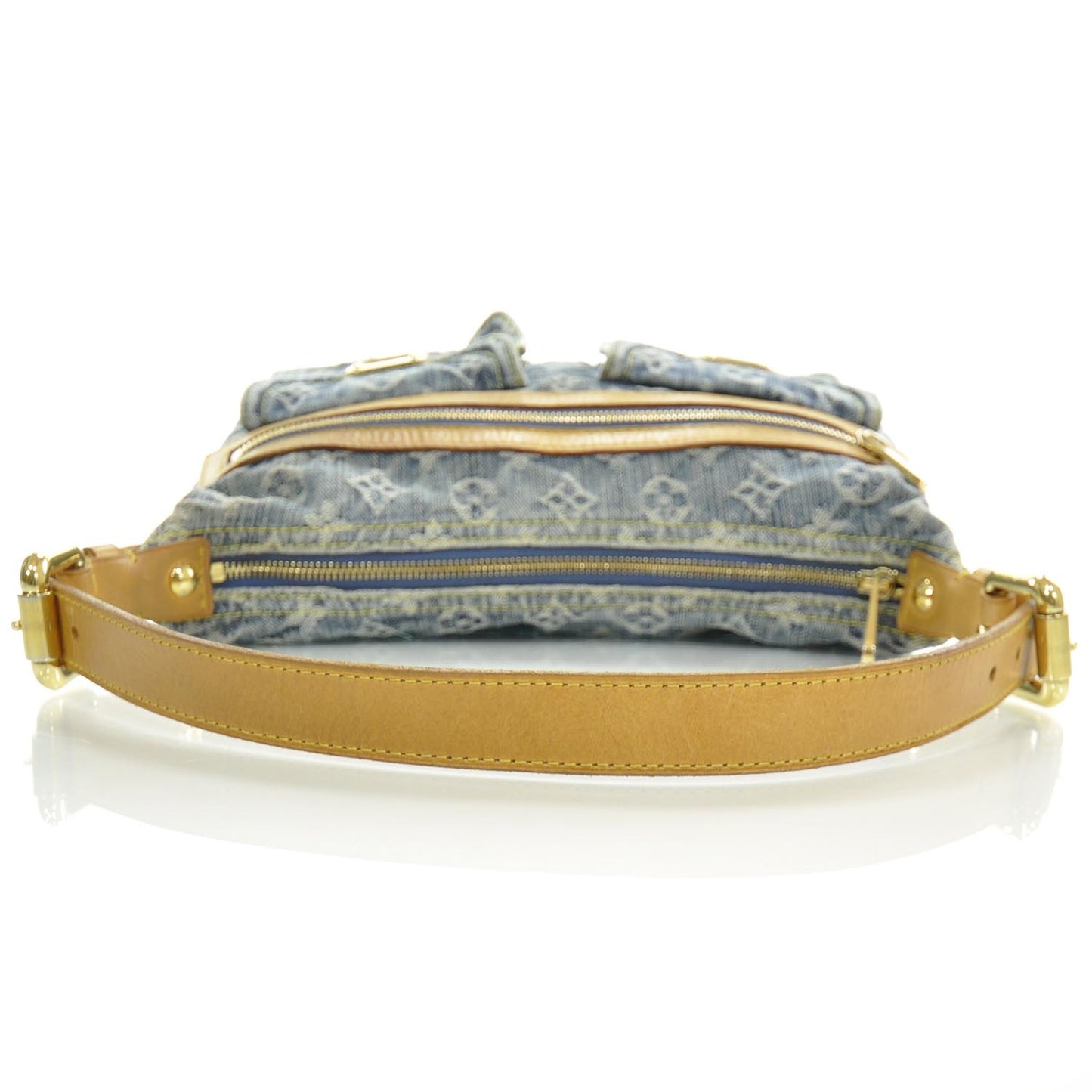 Monogram Denim Baggy PM Blue