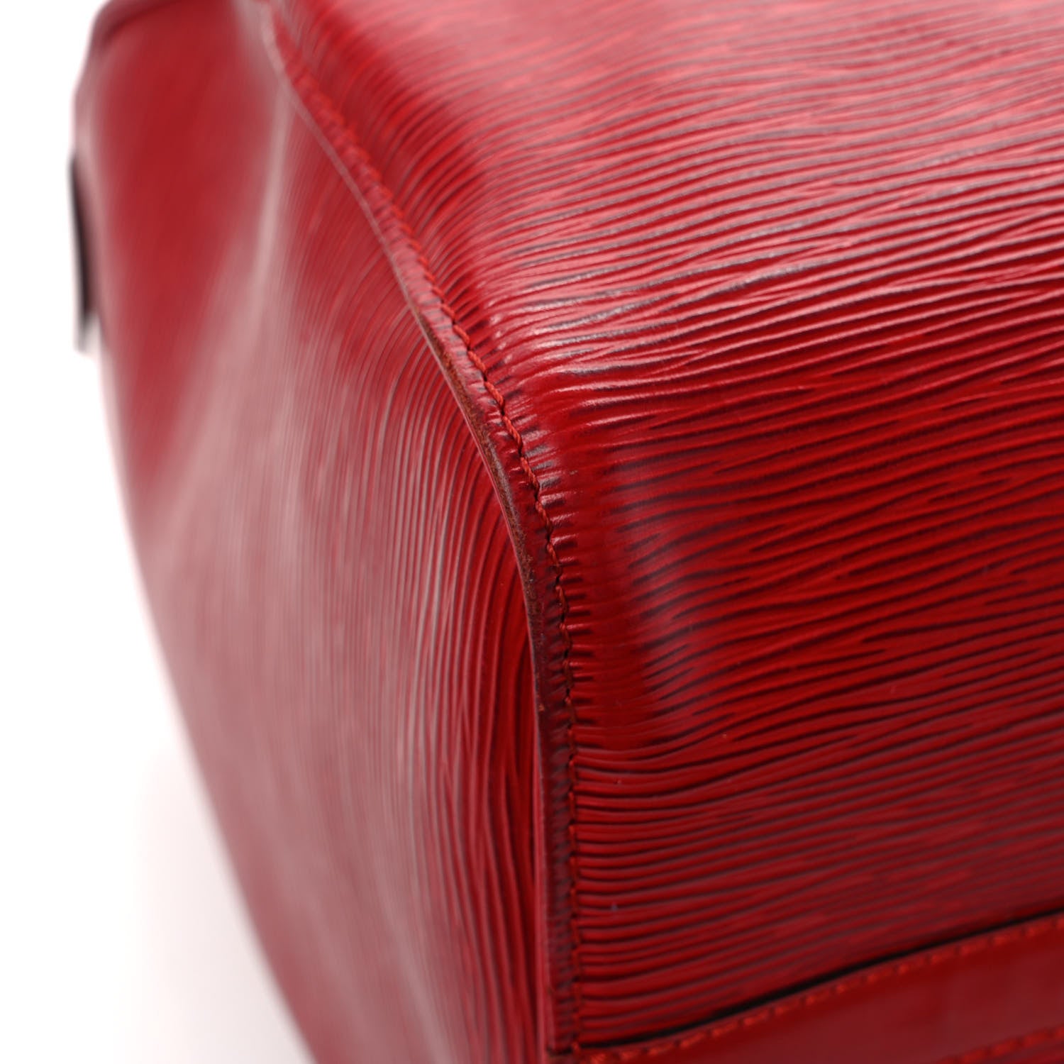 Louis Vuitton Epi Speedy 30 Castillan Red 10 of 14