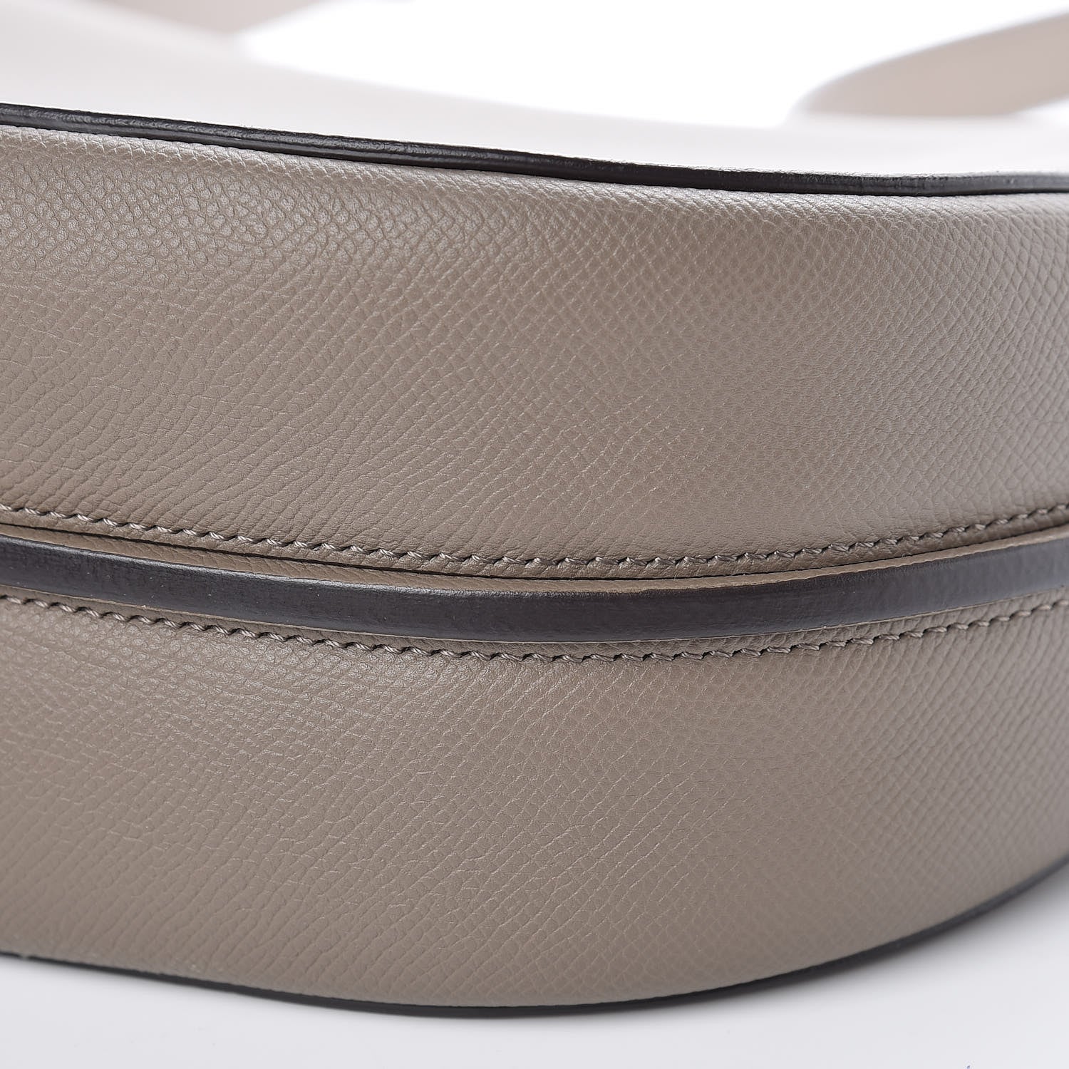 Celine Grained Calfskin Medium Trotteur Taupe 9 of 9