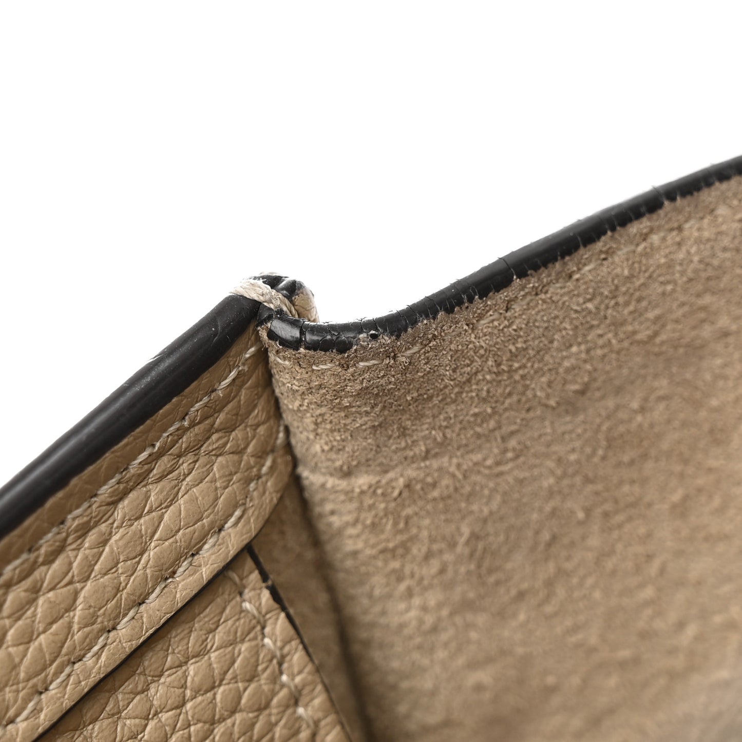 Drummed Calfskin Nano Luggage Dune
