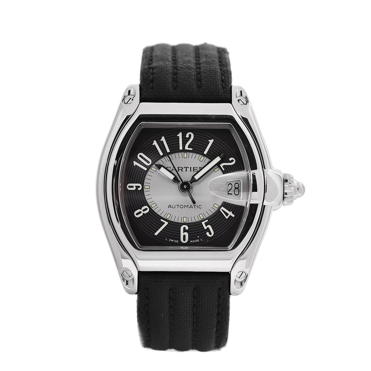 Stainless Steel Nylon 37mm Roadster Automatic Watch Black