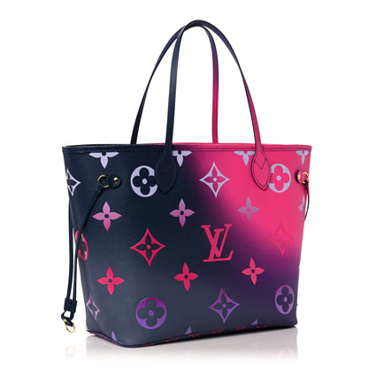 Louis Vuitton Monogram Giant Spring In The City Neverfull MM Midnight Fuchsia 4 of 9