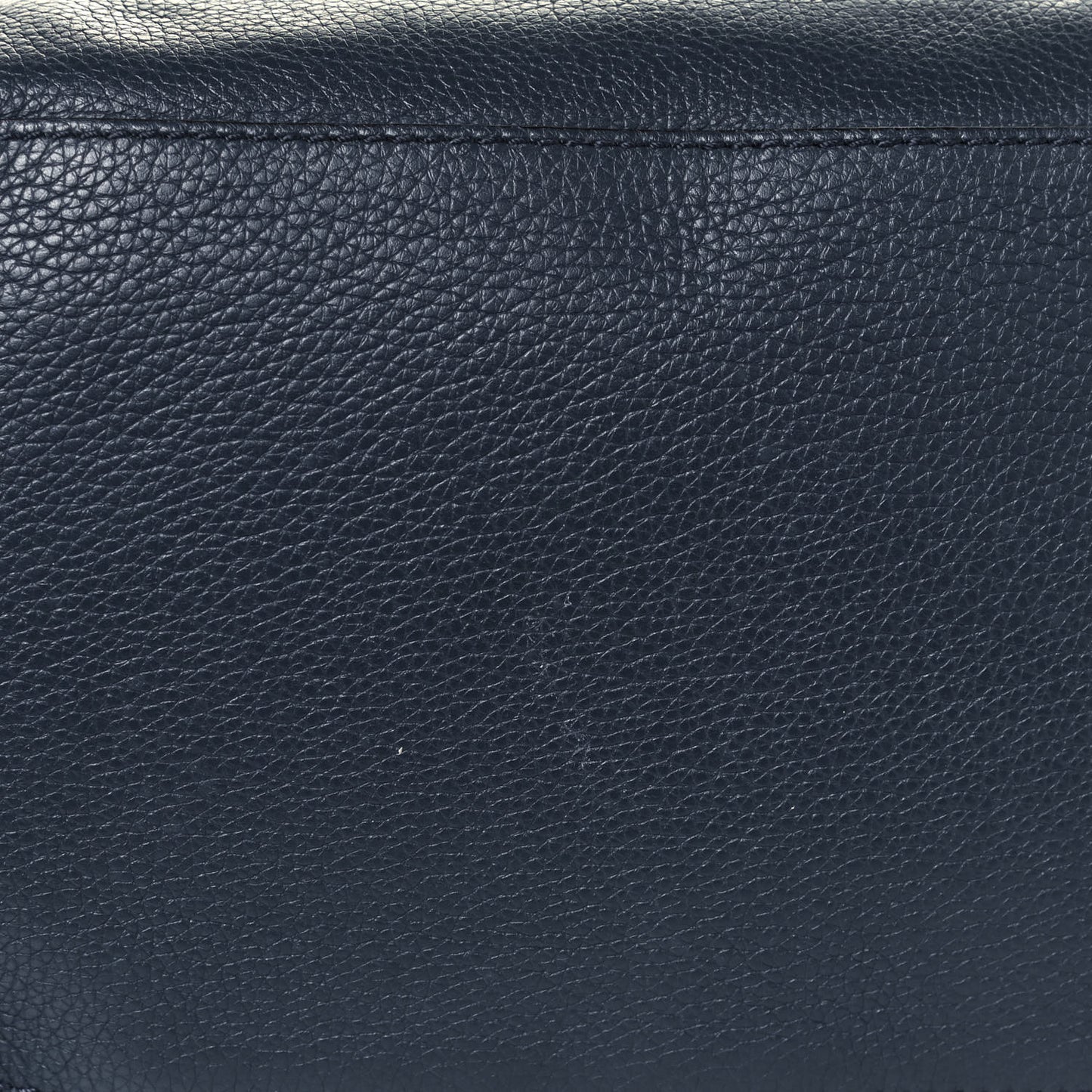 Drummed Calfskin Mini Luggage Blue
