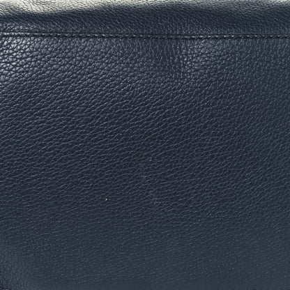 Celine Drummed Calfskin Mini Luggage Blue 12 of 14