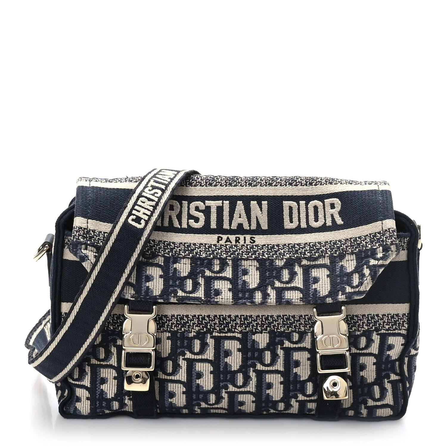 Christian Dior Oblique Small Diorcamp Messenger Blue 1 of 7