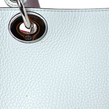 Christian Dior Bullcalf Medium Diorissimo Tote Sky Blue Pink 22 of 26