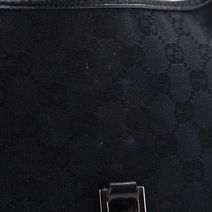Gucci Monogram Small Jackie O Hobo Black 11 of 12