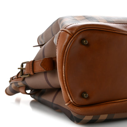 Burberry Smoked Check Medium Walden Belted Hobo Brown 10 of 17
