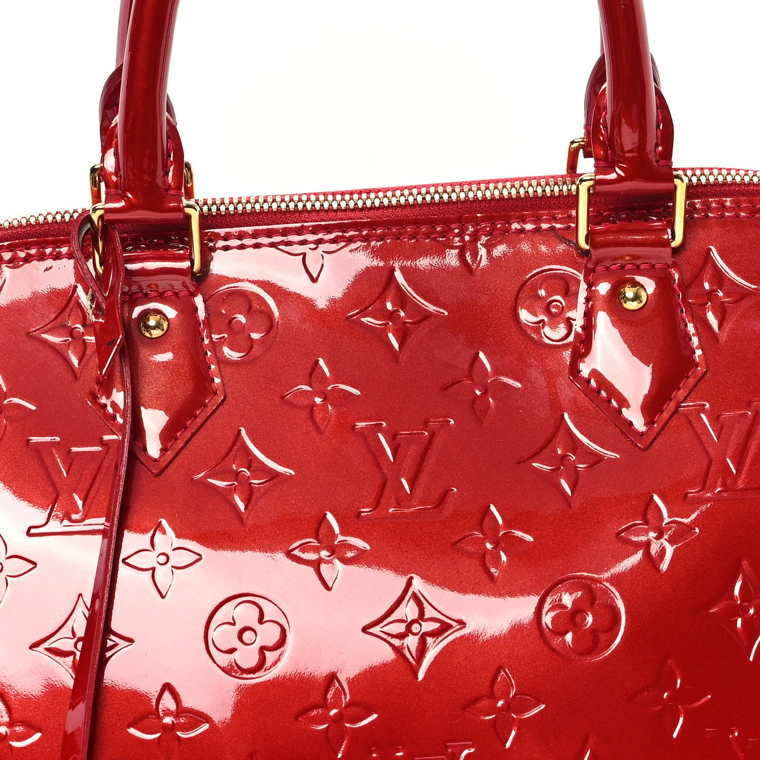 Louis Vuitton Vernis Alma GM Pomme D'Amour 7 of 13