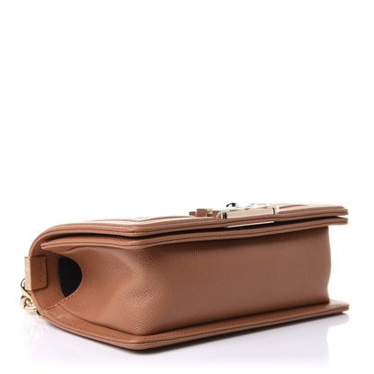Chanel Caviar Quilted Small Boy Flap Brown 3 of 9