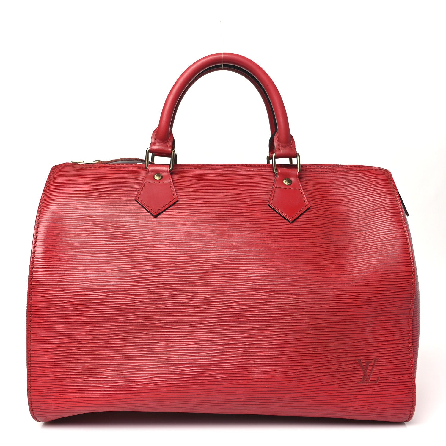 Louis Vuitton Epi Speedy 30 Castillan Red 1 of 8