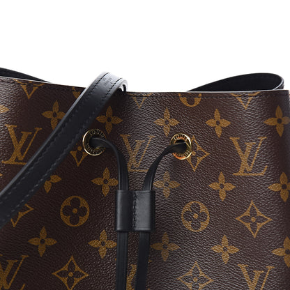 Louis Vuitton Monogram Neonoe MM Black 9 of 10