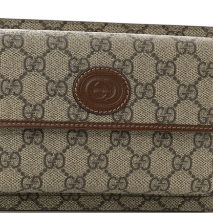 Gucci GG Supreme Monogram Canvas Interlocking G Belt Bag Beige Ebony 8 of 10