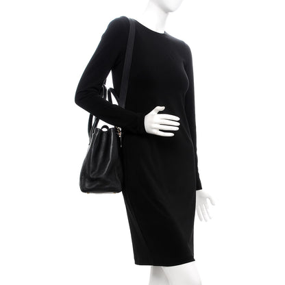 Chanel Calfskin Cerf Executive Shopper Tote Black 2 of 13