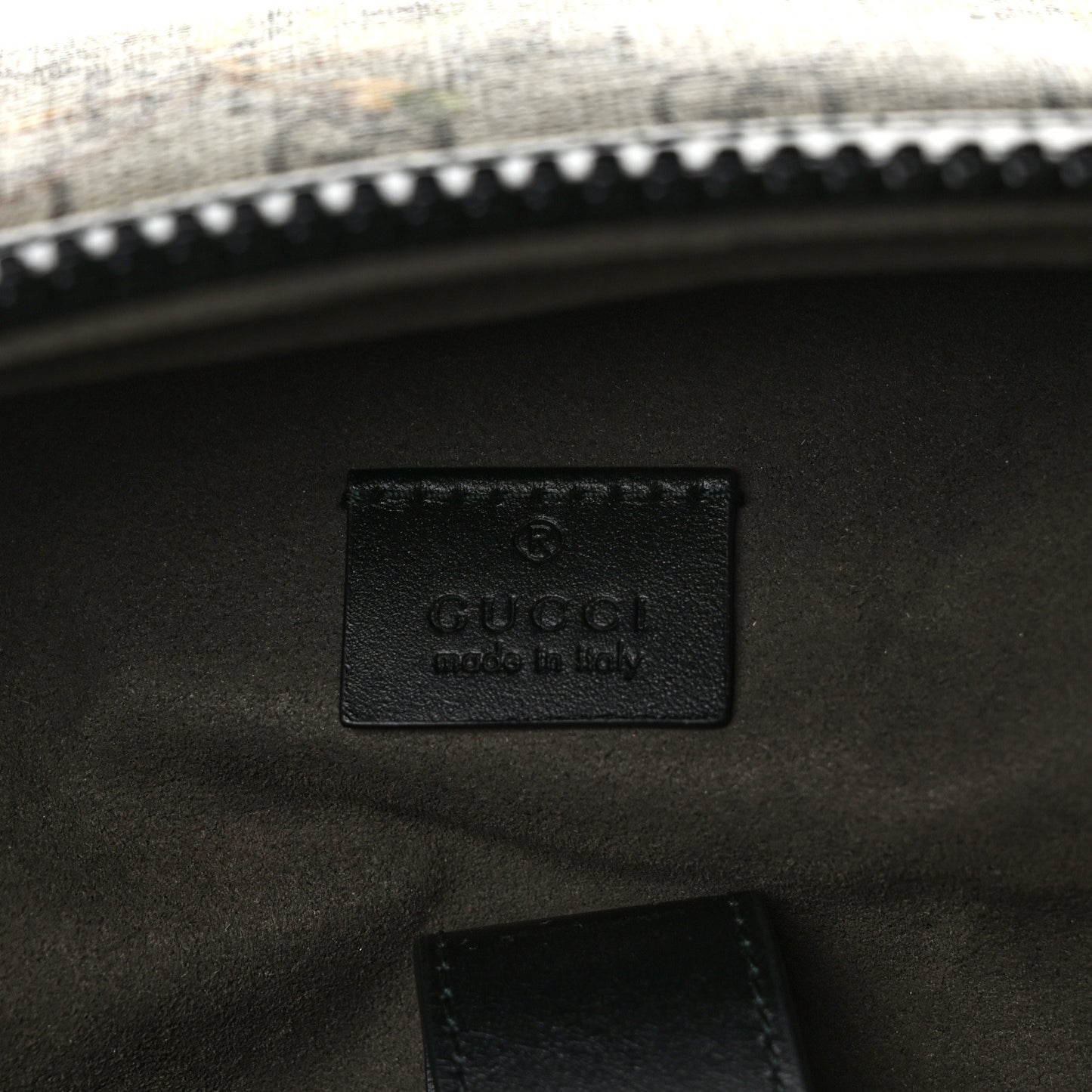 GG Supreme Monogram Blooms Medium Day Backpack Beige New Military Black