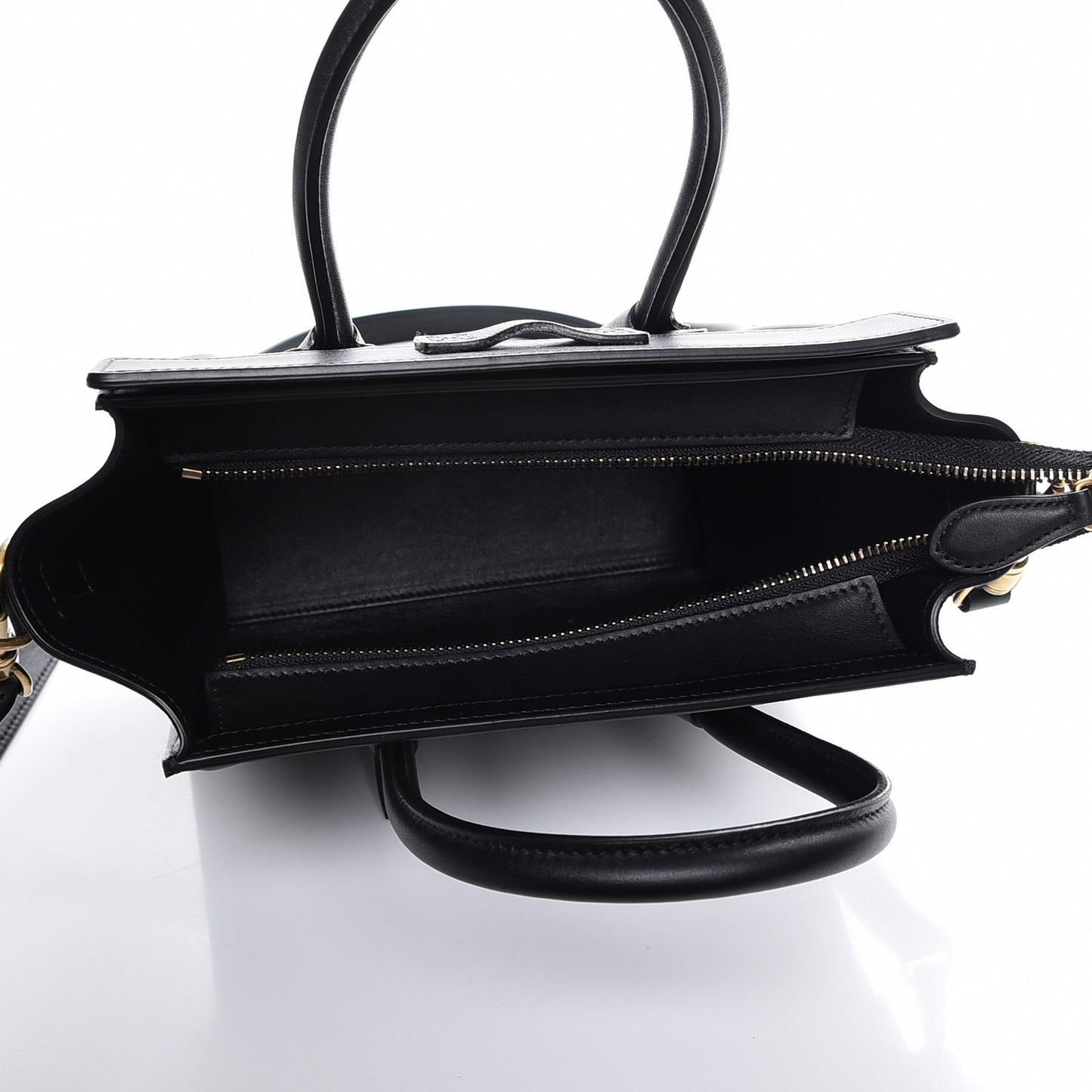 Smooth Calfskin Nano Luggage Black