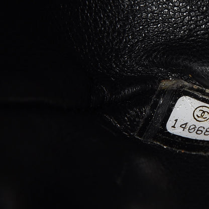Chanel Caviar Quilted Jumbo Single Flap Black 8 of 9