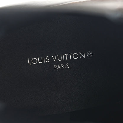 Louis Vuitton Calfskin Monogram LV Beaubourg Platform Ankle Boots 40 Black 7 of 8