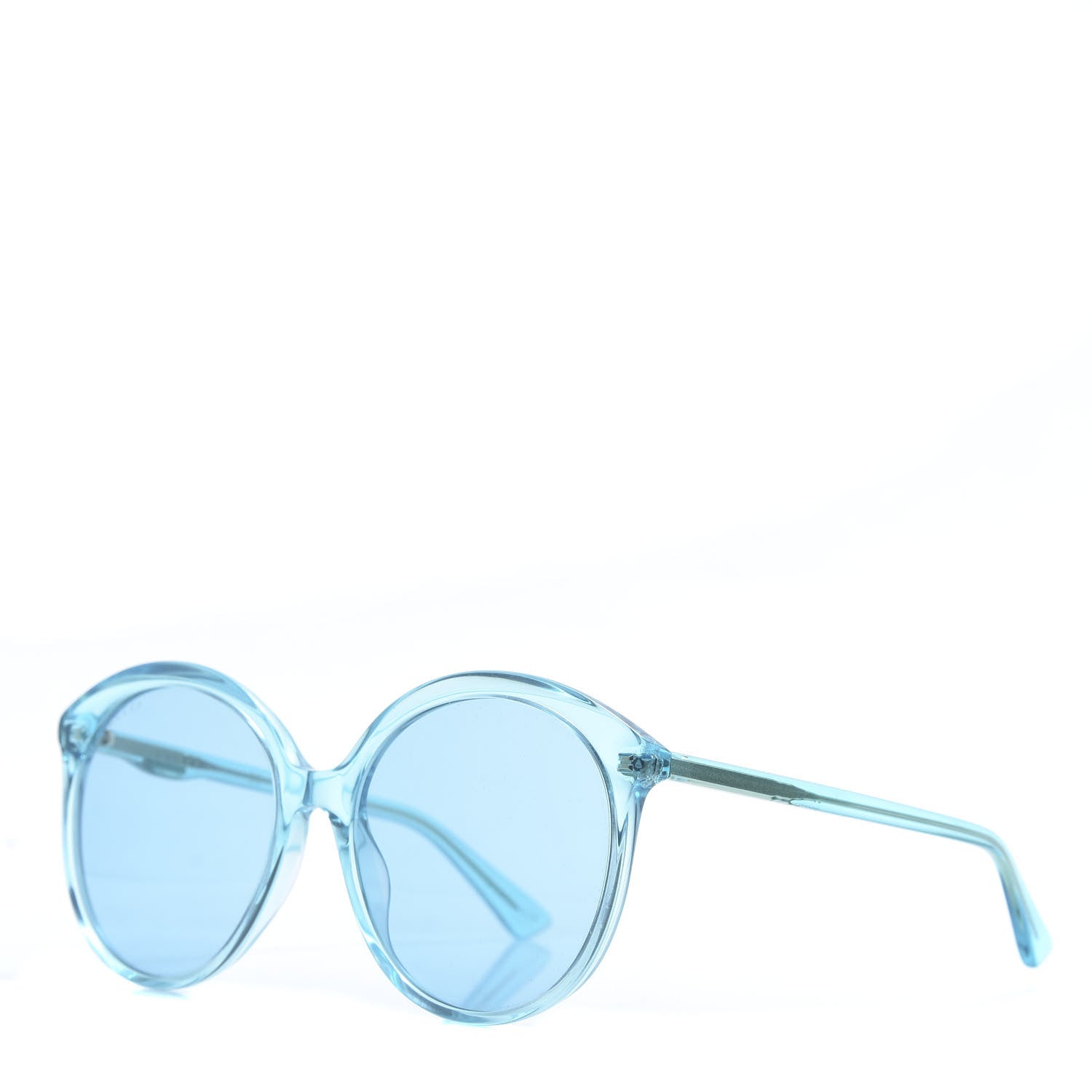 Gucci Acetate Sunglasses GG0257S Blue 1 of 8