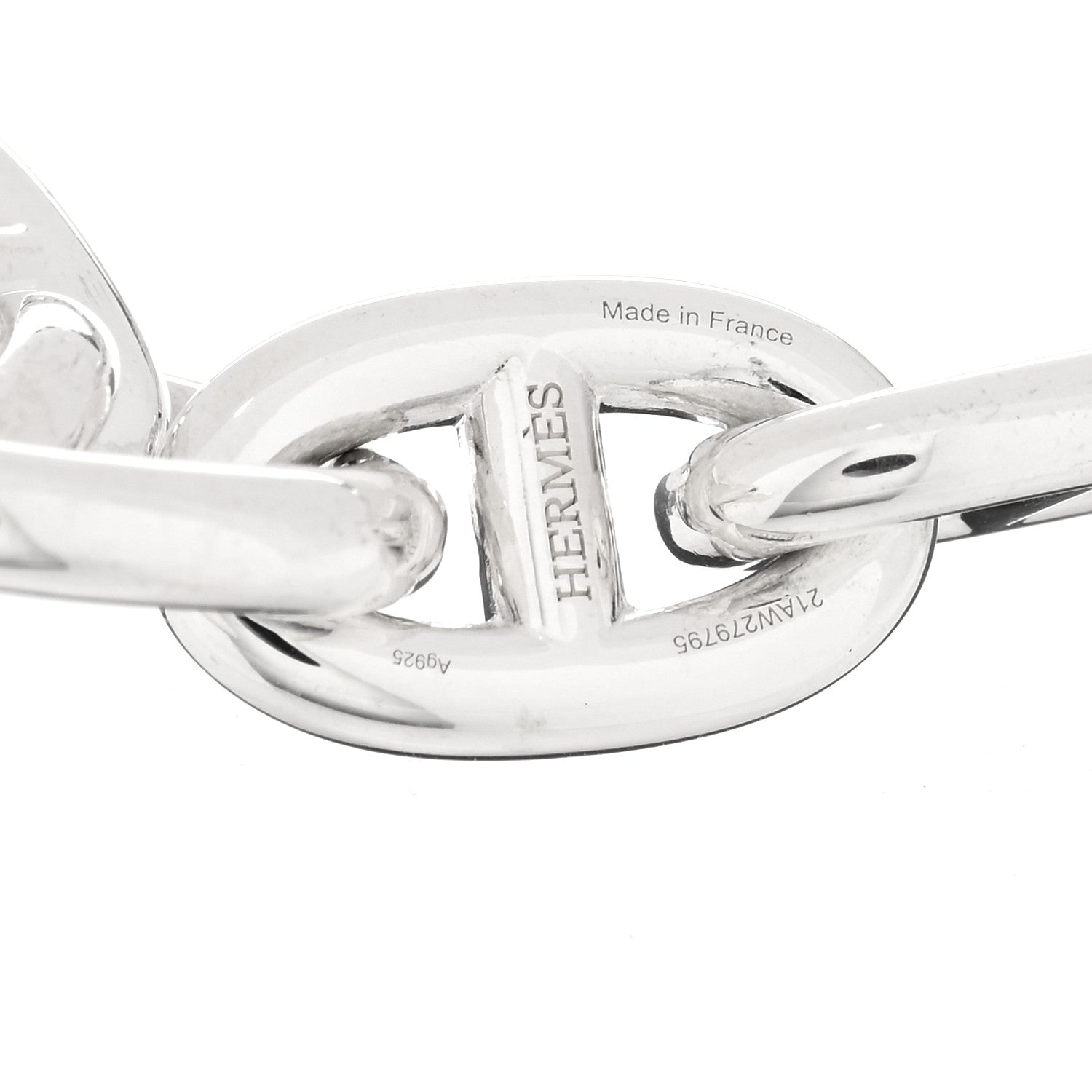 Hermes Sterling Silver MM Chaine d'Ancre Bracelet 3 of 3