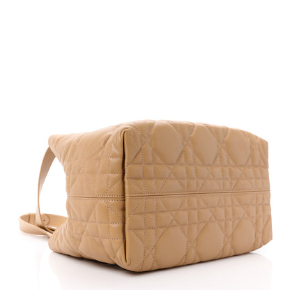 Christian Dior CHRISTIAN DIOR Calfskin Macrocannage Medium Toujours Tan 5 of 14