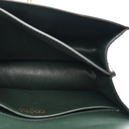 Prada Saffiano Symbole Flap Shoulder Bag Smeraldo 6 of 12