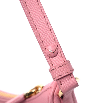 Prada Saffiano Lux Mini Re-Edition Shoulder Bag Petalo 9 of 9