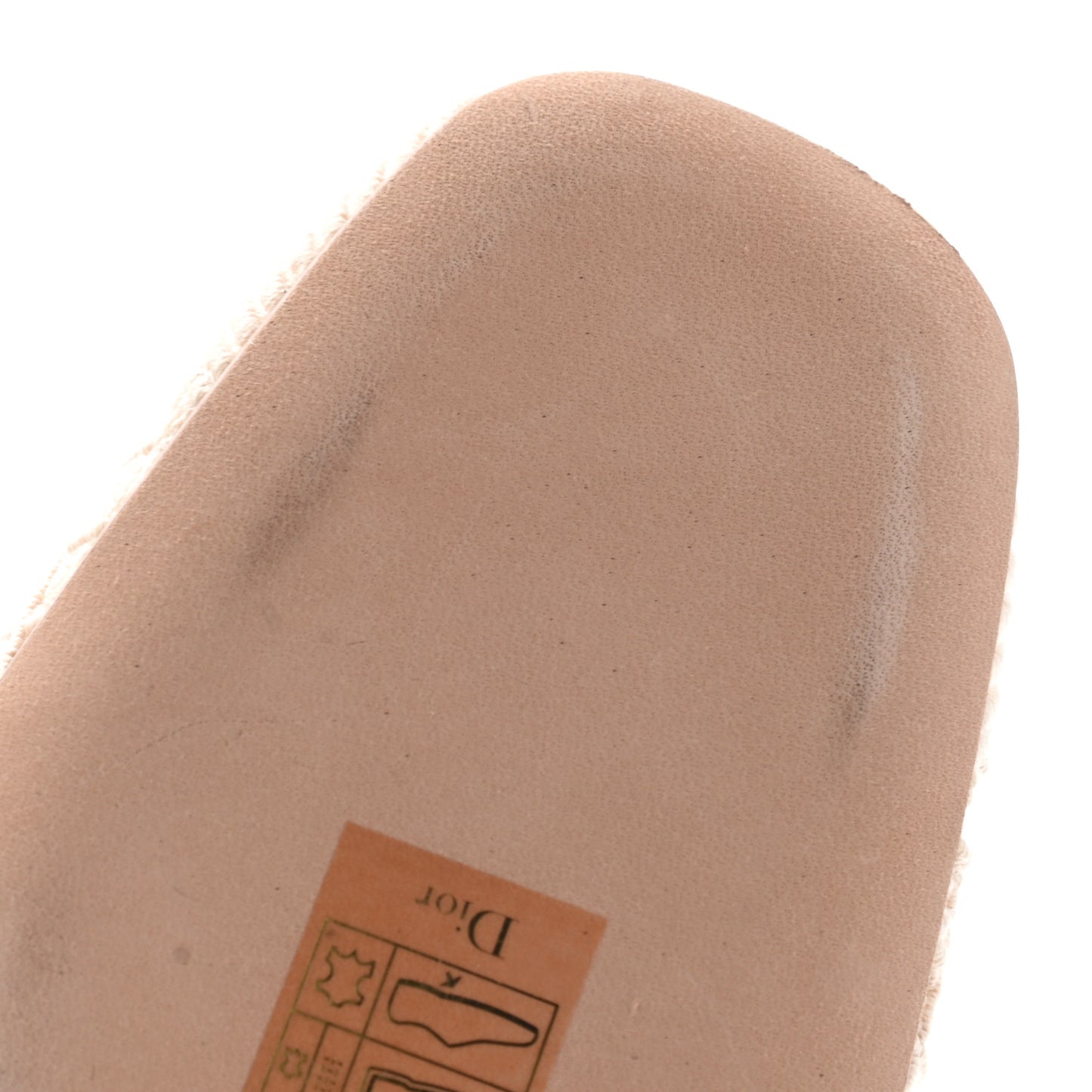 Cotton Lambskin Mesh Cannage Dior & Moi Slingback 70mm Pumps 36 Cream