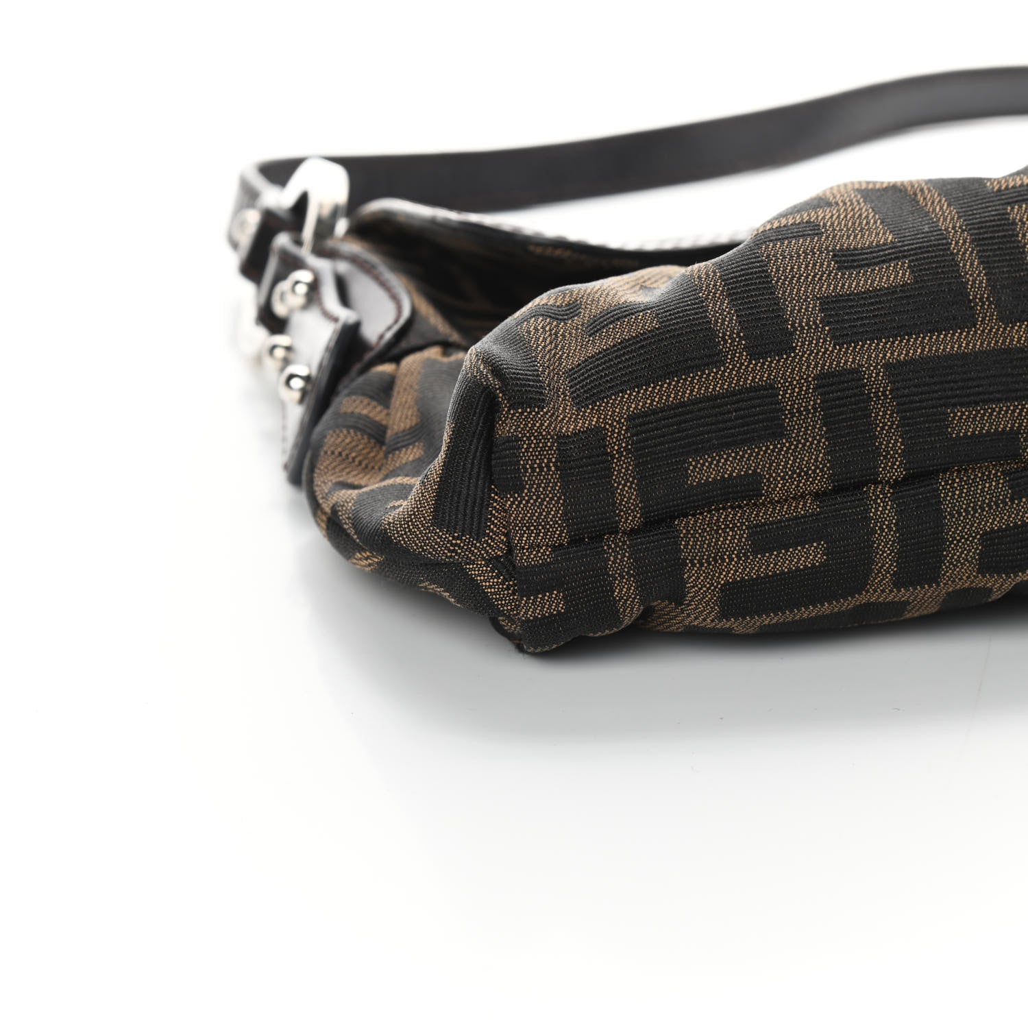 Fendi Zucca Small Chef Shoulder Bag Tobacco 8 of 9