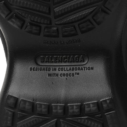 Balenciaga X CROCS Rubber Womens Rain Boots 36 Black 7 of 8