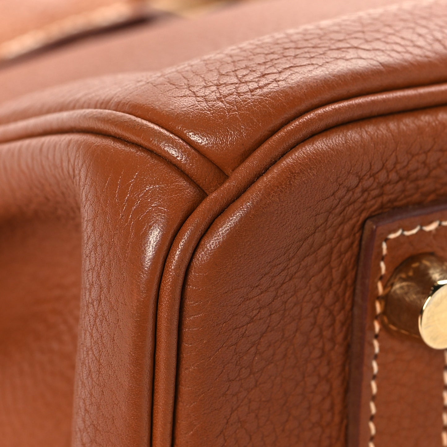Natural Barenia Faubourg Birkin 30 Fauve