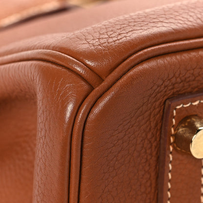 Hermes Natural Barenia Faubourg Birkin 30 Fauve 9 of 15