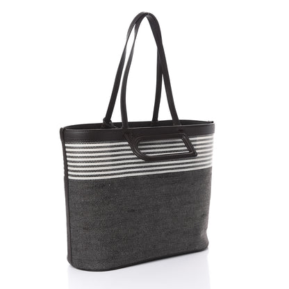 Delvaux Canvas D to D Tote MM Brown 3 of 9